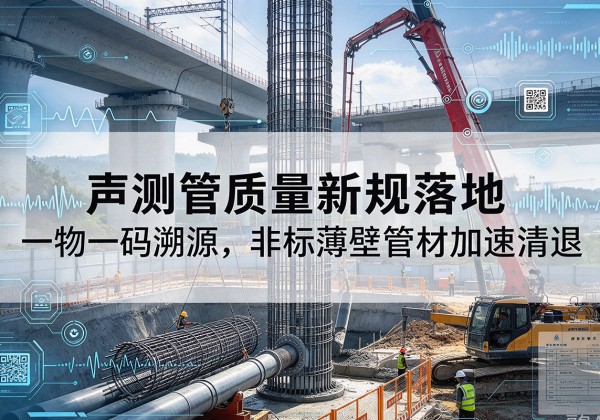 光明声测管质量新规落地，一物一码溯源，非标薄壁管材加速清退